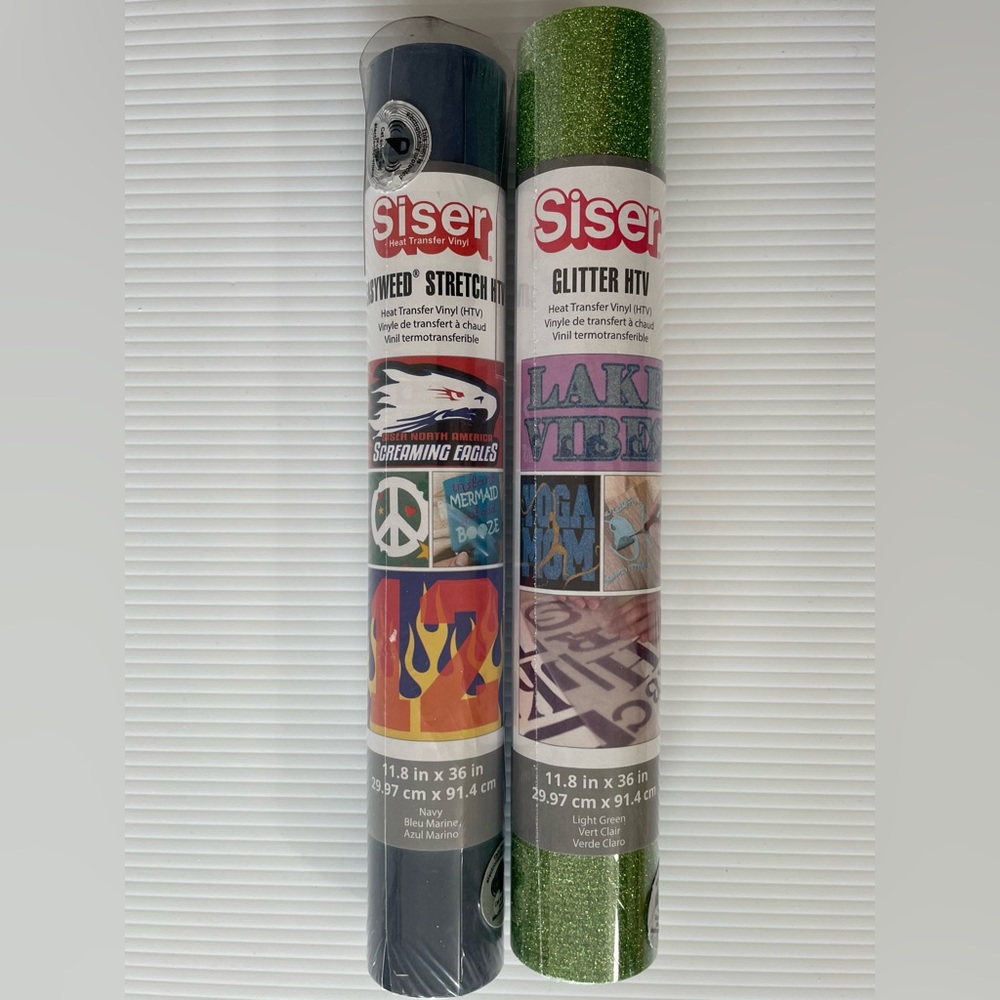 Siser Heat Transfer Vinyl 2 rolls NEW